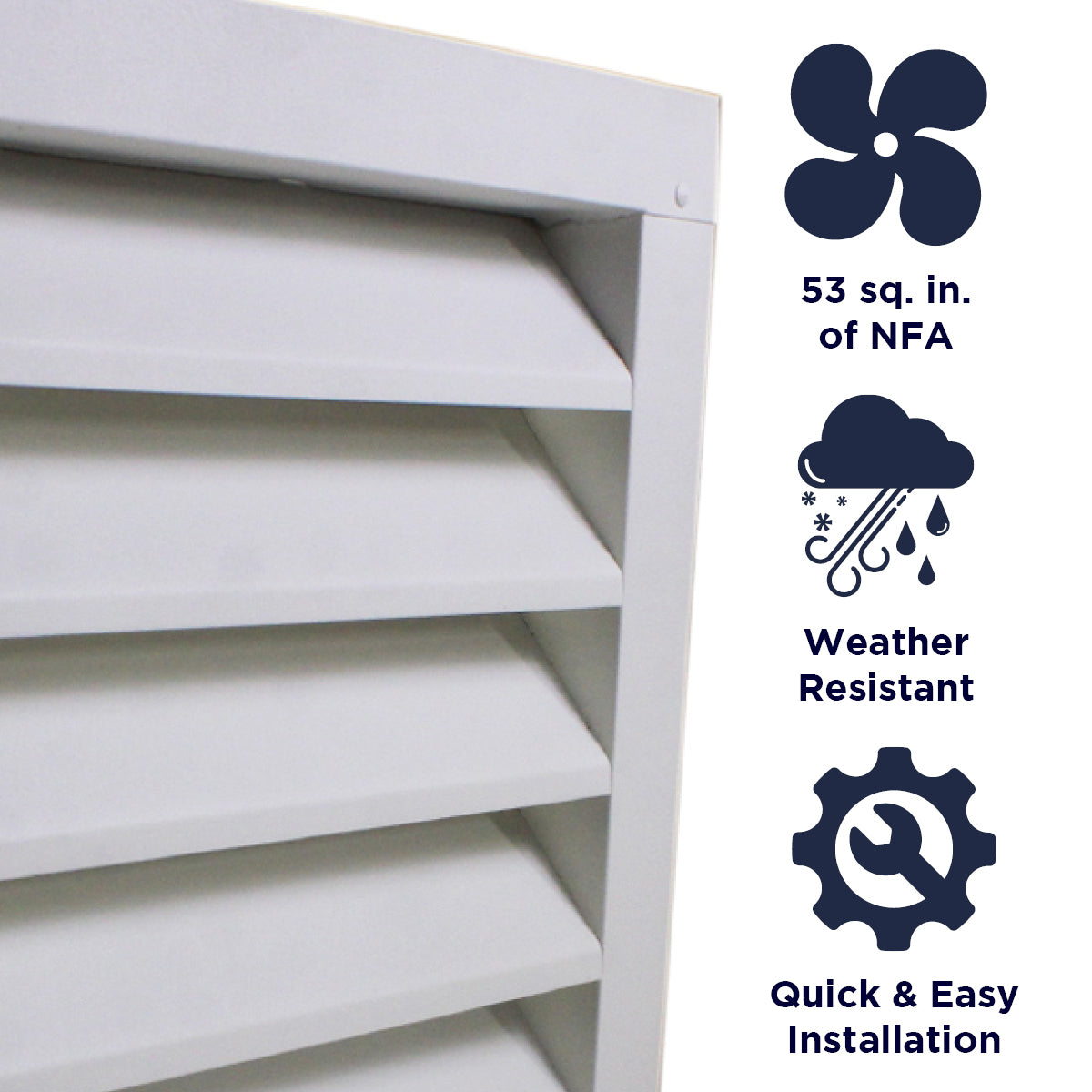 SGV Series Gable Louvers