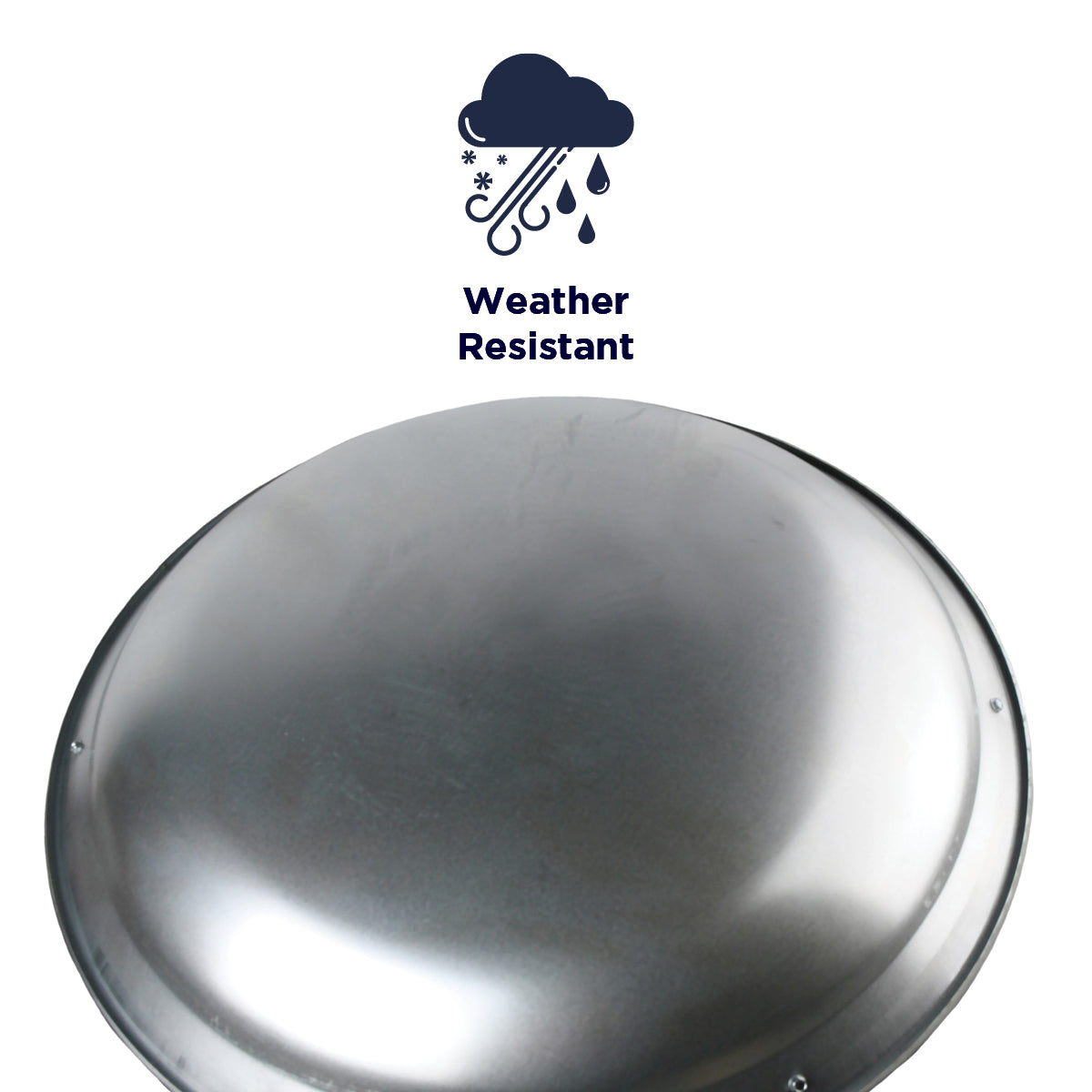 Galvanized Steel Dome for Roof Mount Power Attic Ventilators