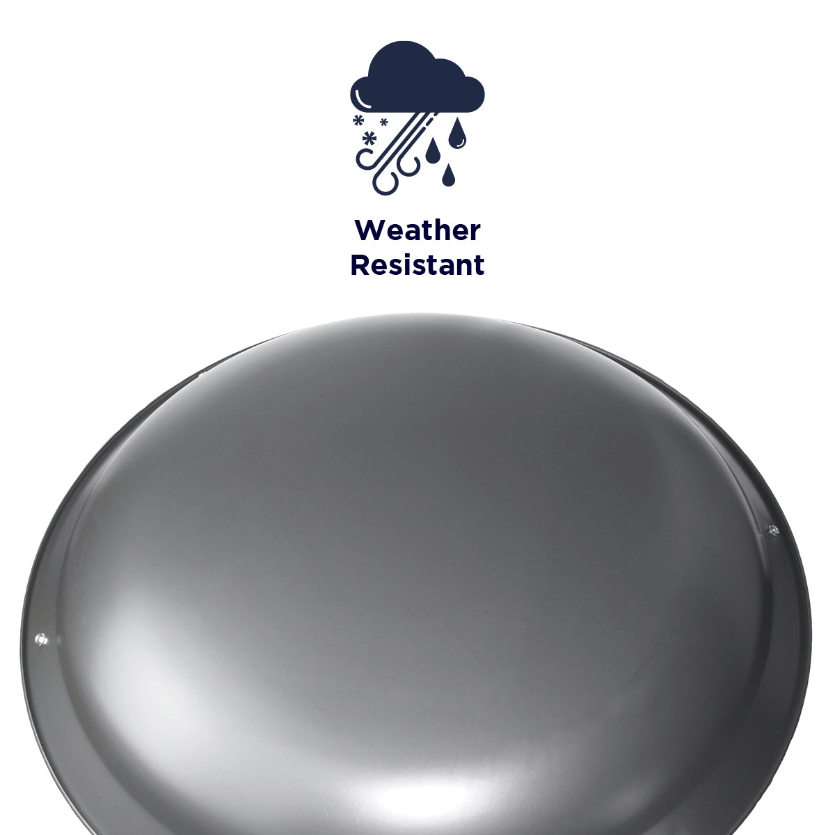 Galvanized Steel Dome for Roof Mount Power Attic Ventilators