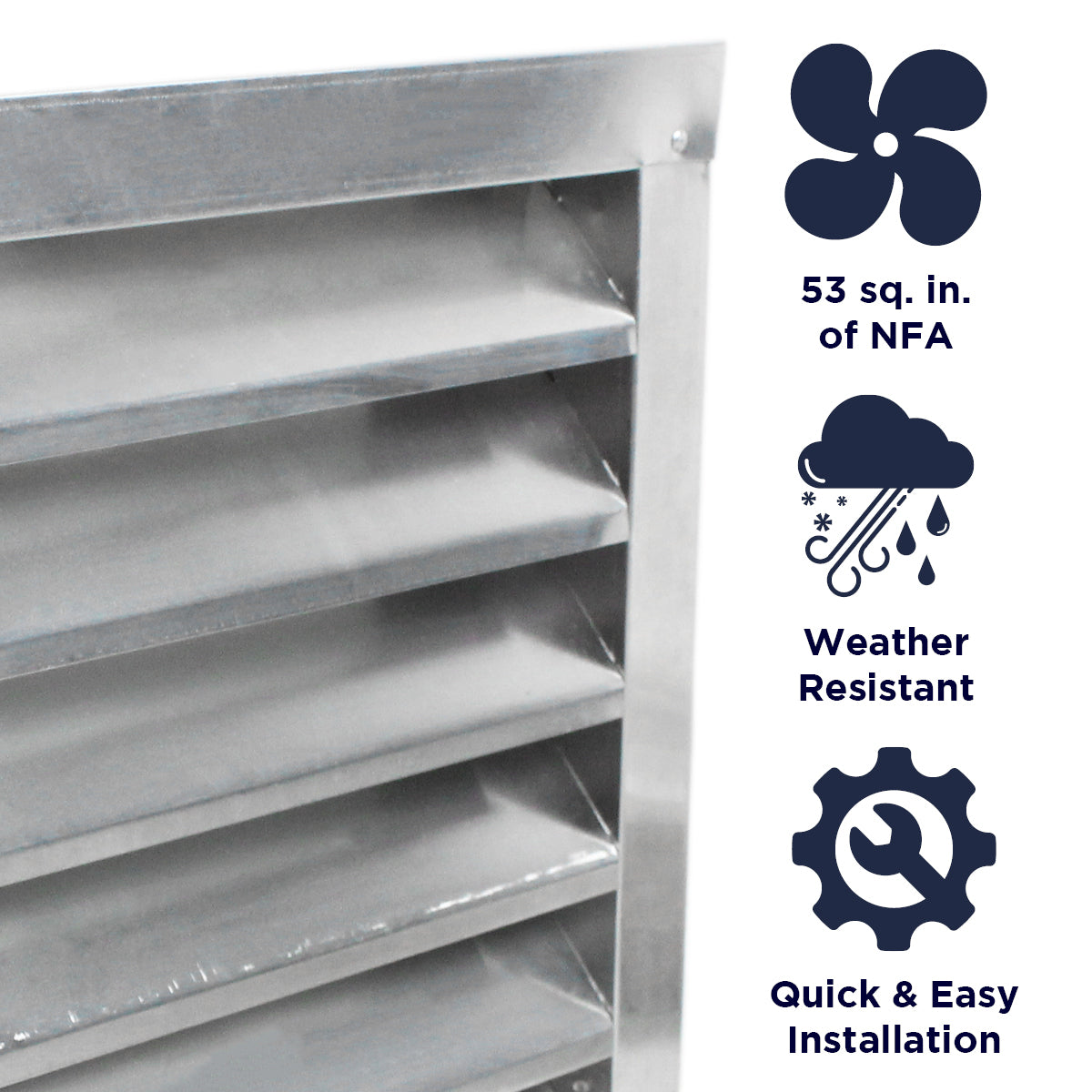 SGV Series Gable Louvers