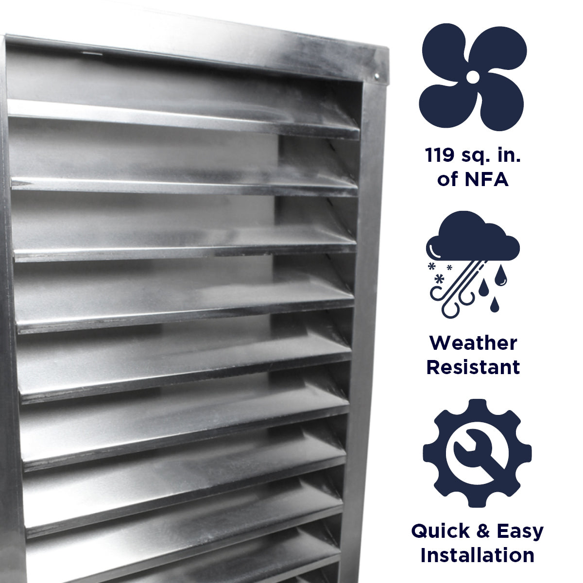 SGV Series Gable Louvers