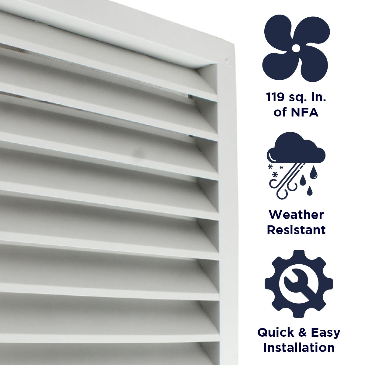 SGV Series Gable Louvers